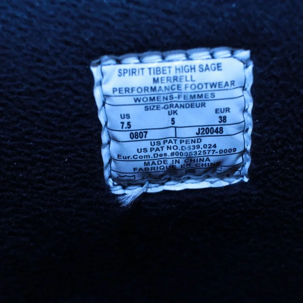 Merrell SZ 7.5 High Sage SPIRIT TIBET Thinsulate Polartec Shearling Boots J20048 - Picture 11 of 16